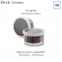 DECK AROMA Espresso Point-kompatibel * 10 Kaffeekapseln