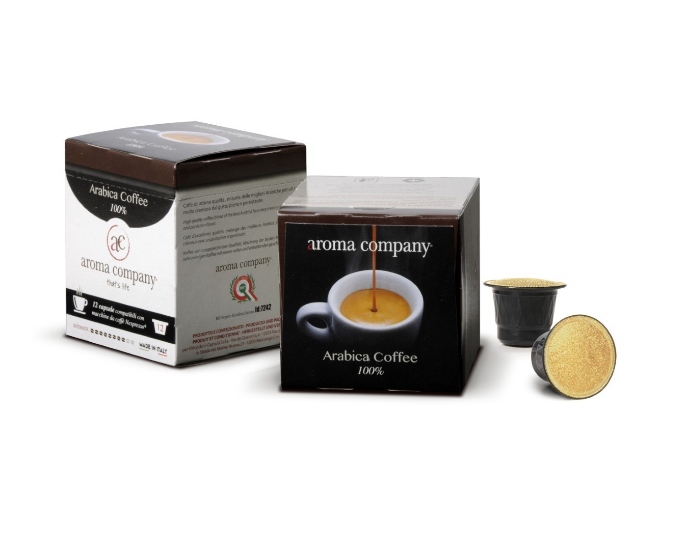 10 compatible coffee capsules, southern Essence