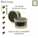 150 capsule Più Crema caffè, Espresso Point compatibili*