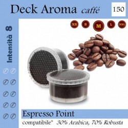 150 capsule Deck Aroma caffè, Espresso Point compatibili*