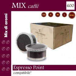 box 600 Espresso Point compatibili, caffè Aroma Company