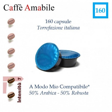 Caffè Amabile conf. da 160 caps. (A Modo Mio compatibile*)