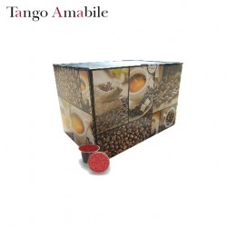 Confezione da 100 capsule Nespresso compatibili di caffè Tango Amabile