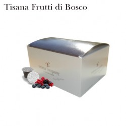 Confezione da 25 capsule Nespresso compatibili di Tisana ai frutti di bosco