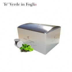 Confezione da 25 capsule Nespresso compatibili di Tè verde in foglia