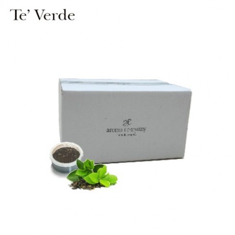 Confezione da 50 capsule Espresso Point compatibili di Tè verde in foglia