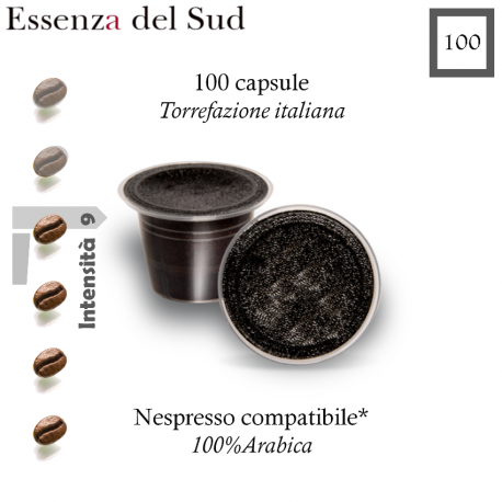 Coffee Essence of South, 100 capsules (Nespresso compatible*)