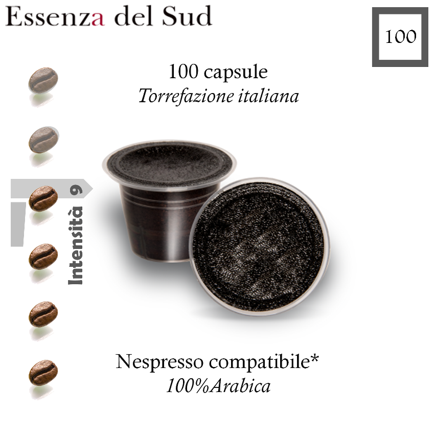 Essenza del Sud, capsule caffè compatibili Nespresso Aroma Company
