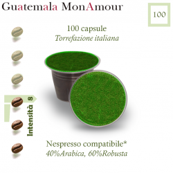 100 capsule Guatemala Mon Amour caffè, Nespresso compatibili*