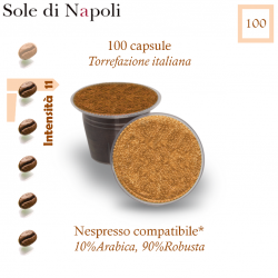 Coffee Naples' Sun, 100 capsules (Nespresso compatible*)