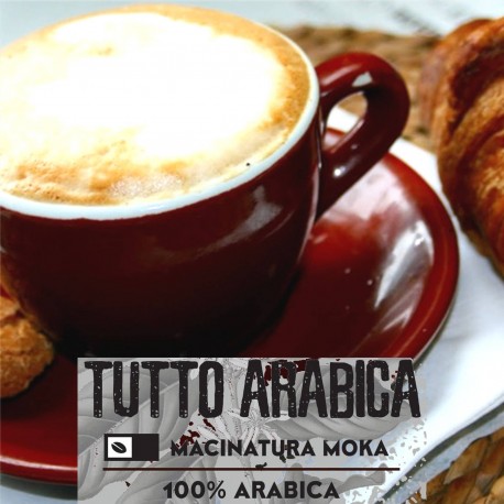 Tutto Arabica - 250g. Macinatura Moka - 100%Arabica - Selected high quality blend