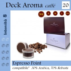 20 capsule Espresso Point compatibili*, caffè Deck Aroma