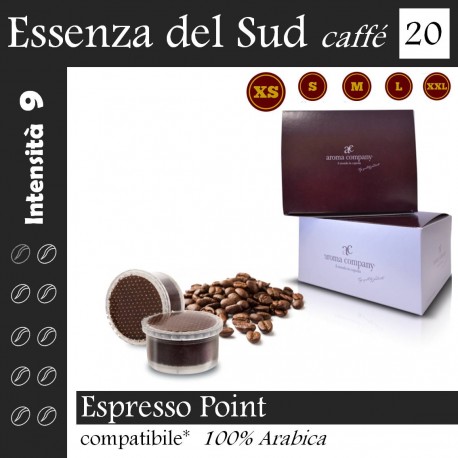 Confezione da 15 capsule Espresso Point compatibili di caffè Essenza del Sud