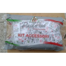100 pieces sugar kit in sachets, glasses, wrapped palettes.